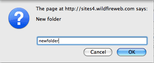 Name your new folder here